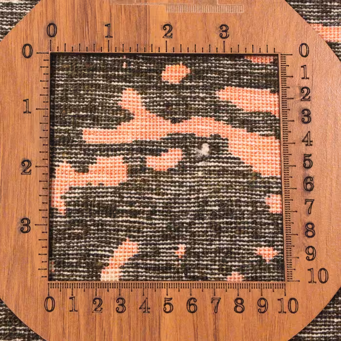 فرش دستبافت یک متری فرش چمن رخ مدل مدرن کد 261281