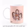ماگ هومرو طرح بلک پینک مدل MG8191