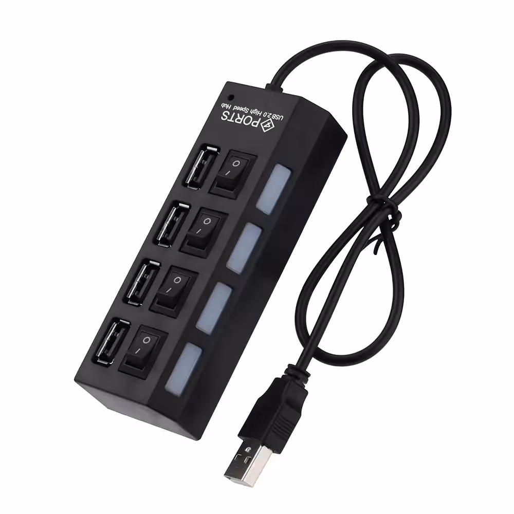 هاب 4 پورت USB 20 شارک مدل TURBO SPEED