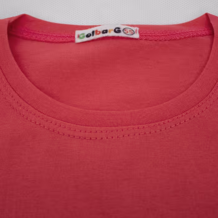 تی شرت آستین کوتاه بچگانه مدل تدی های رنگ سرخابی
