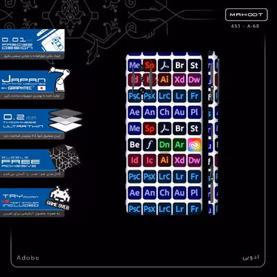 برچسب پوششی ماهوت مدل Adobe-FullSkin مناسب برای گوشی موبایل شیائومی Poco F4 GT 5G