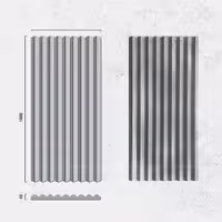 پنل بتنی 120x60x4 مدل SHUTTER گرید 1