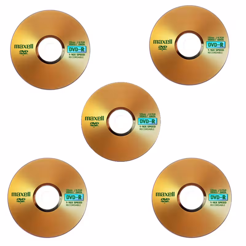 دی وی دی خام مکسل مدل RWX بسته 5 عددی