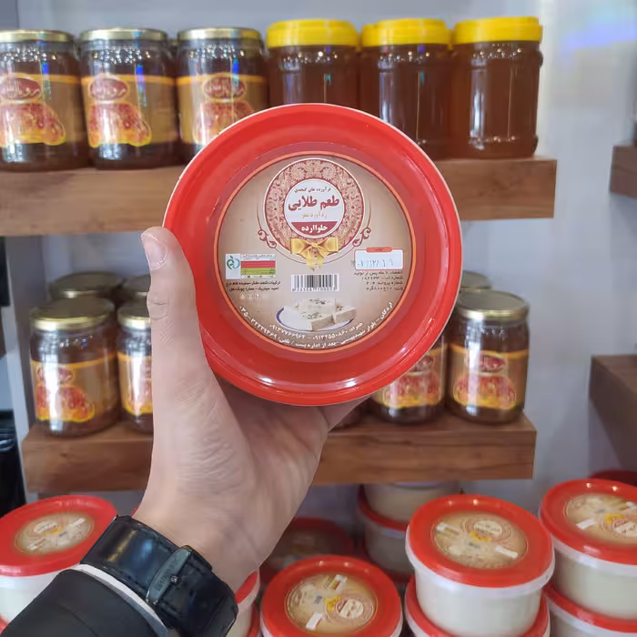 حلوا ارده  طعم طلایی 500 گرم