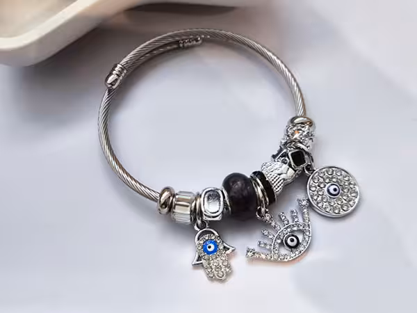 دستبند چشم نظر پاندورا کد 12