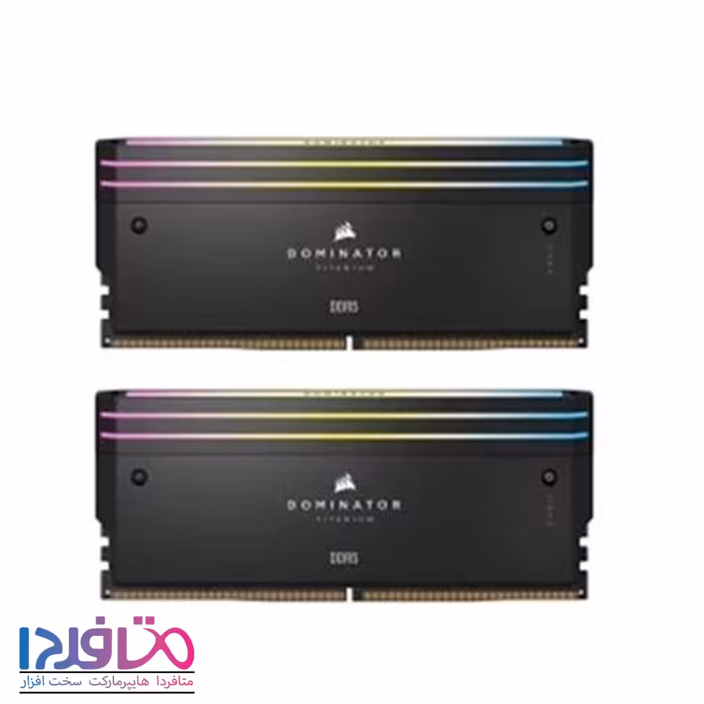 رم کورسیر دو کاناله 32 گیگابایت مدل DOMINATOR TITANIUM فرکانس 7000 مگاهرتز