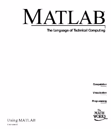 خرید و دانلود نسخه کامل کتاب MatLAB 6 0 Using