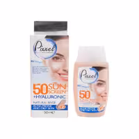کرم ضدآفتاب پوست چرب SPF50 پیکسل ( بژطبیعی )