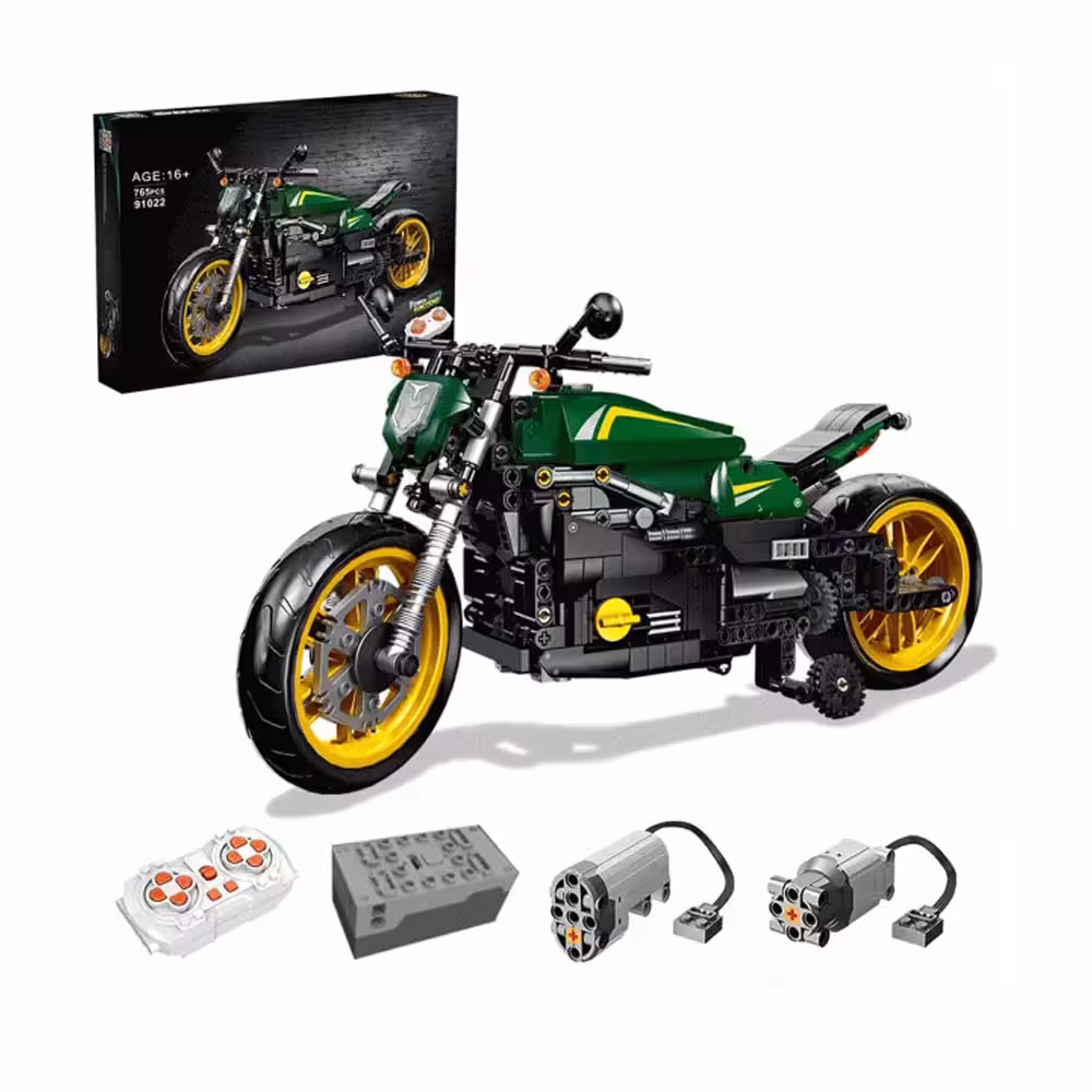 لگو موتور هارلی برند JIE STAR  تعداد قطعات 765 تکه کد NO.91022