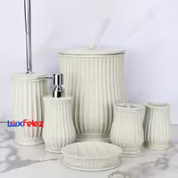 ست سرویس بهداشتی رزین راحیل کد 27شش پارچه