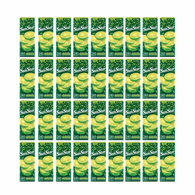 آبمیوه سان استار لیمو پالپ دار 240 میلی لیتری 36 عددی