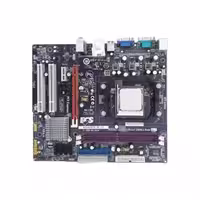 باندل مادربردAMD مدلECS Geforce6100PM-M2/CPU Athlon 3800