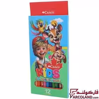 مداد رنگی 12 رنگ کنکو کیدز جعبه مقوایی مدل Kids