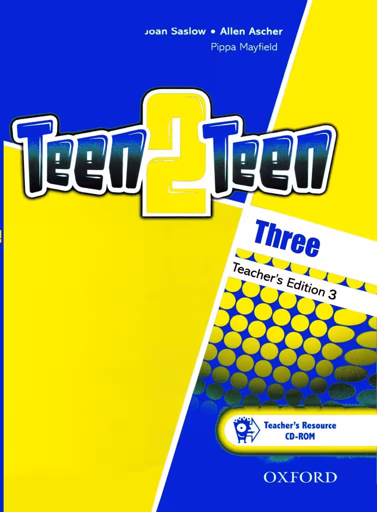 کتاب Teen 2 Teen 3 Teachers Book CD تیچرز تین تو تین 3
