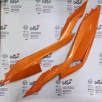 فلاپ ( قاب ) رکاب زیر پا طرح کلیک ( نارنجی براق ) خارجی ( جفت )