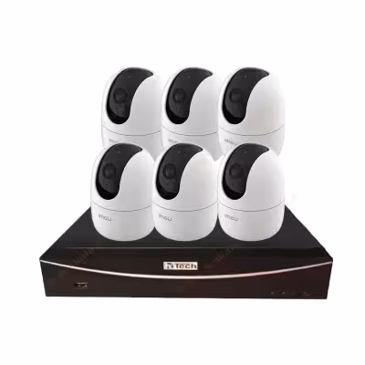 پکیج 6 دوربین بی سیم 2 مگاپیکسلی آیمو و دستگاه DVR