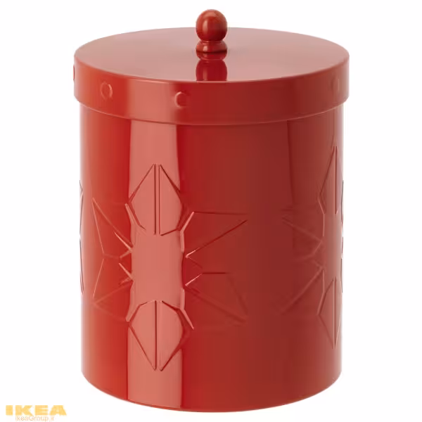 بانکه درب دار قرمز مدل VINTERFINT | برند ایکیا | ارسال 15 الی 20 روز کاری