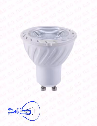 لامپ هالوژن COB لنزدار 6 وات کارامکس به همراه پایه