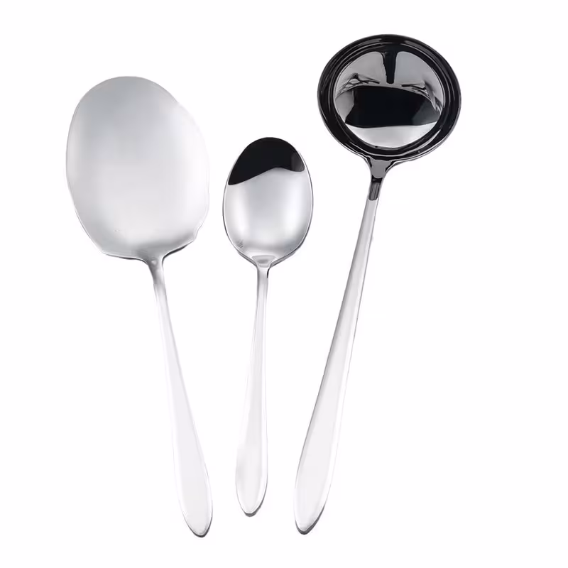 سرویس کفگیر و ملاقه 3 پارچه جی فی نی مدل 05 | کالا مکس