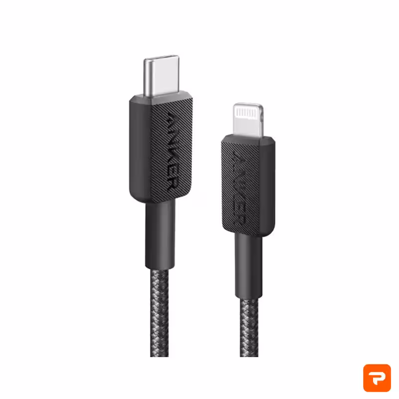 کابل تبدیل USB-C به لایتنینگ انکر مدل A81B6 طول 1.8 متر