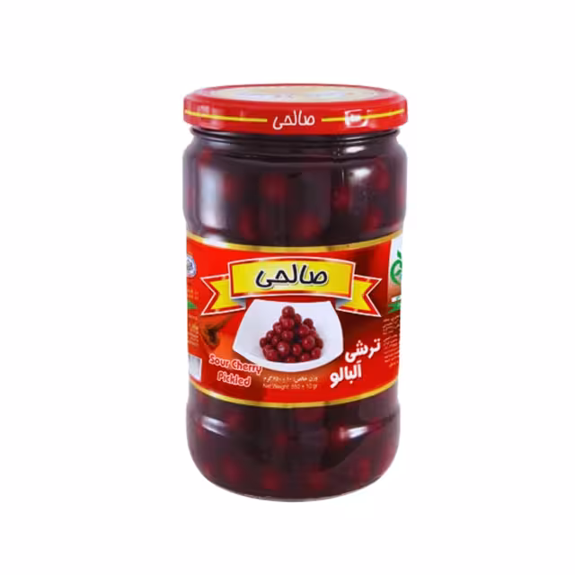 ترشی آلبالو صالحی 650 گرمی