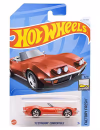 ماشین دکوری مدل 72 Stingray Convertible برند Hot Wheels