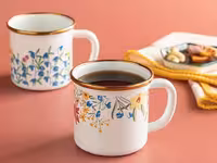 ماگ لعابی انگلیش هوم طرح Flowertopia