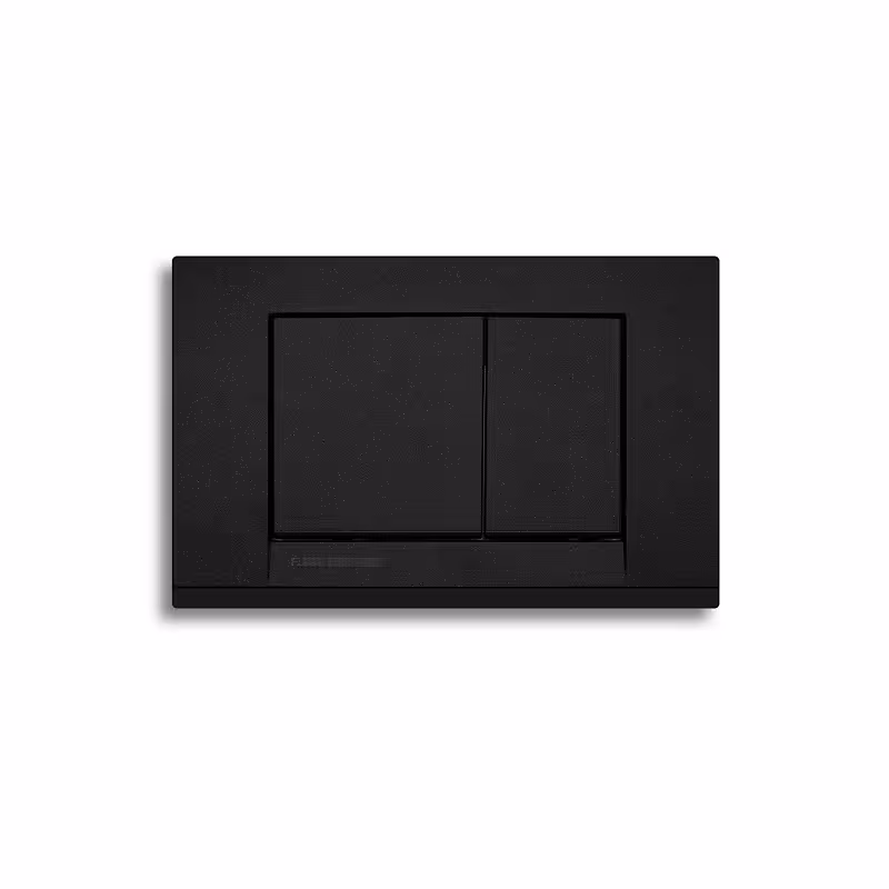 کلید فلاش تانک ایران مدل مستطیل مشکی مات (کد 07)