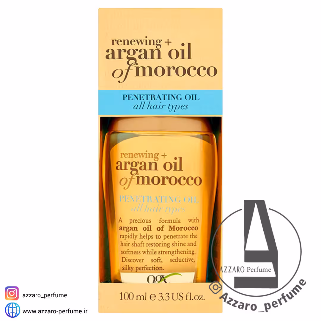 روغن مو آرگان او جی ایکس OGXExtra Penetrating OIl OGX حجم 100 میل