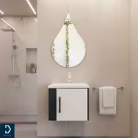 روشویی کابینتی مدل آلفا 52