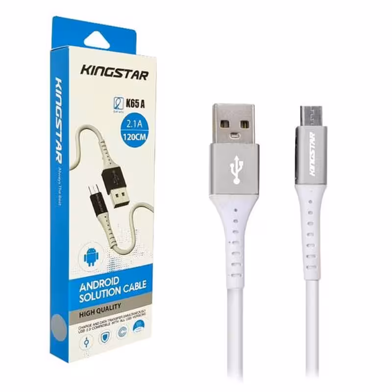 کابل شارژ کینگ استار مدل Kingstar K65 A میکرو یو اس بی