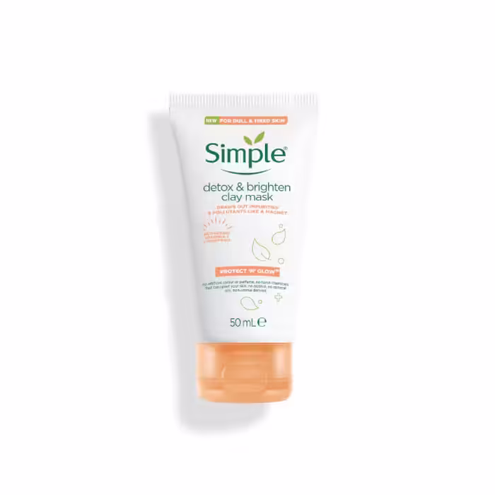 ماسک خاک رس سیمپل سم زدا Simple Detox & Brighten Clay Mask
