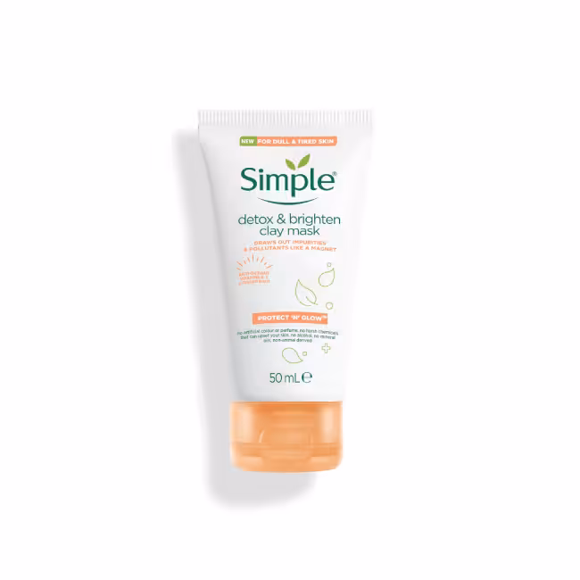 ماسک خاک رس سیمپل سم زدا Simple Detox & Brighten Clay Mask
