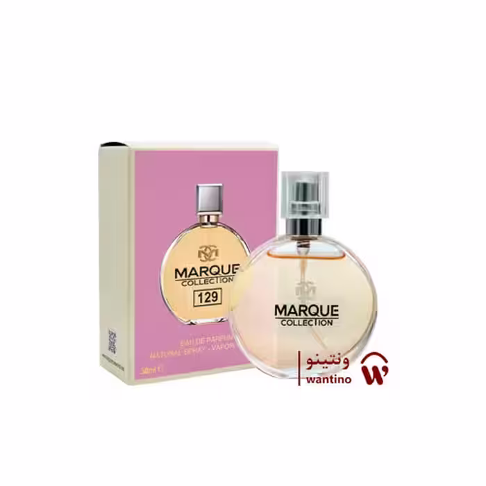 عطر ادکلن زنانه شنل چنس فراگرنس ورد مارکویی کد 129 (Fragrance world Marque Chanel Chance) حجم 25 میل