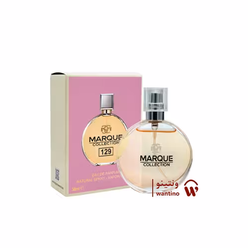 عطر ادکلن زنانه شنل چنس فراگرنس ورد مارکویی کد 129 (Fragrance world Marque Chanel Chance) حجم 25 میل