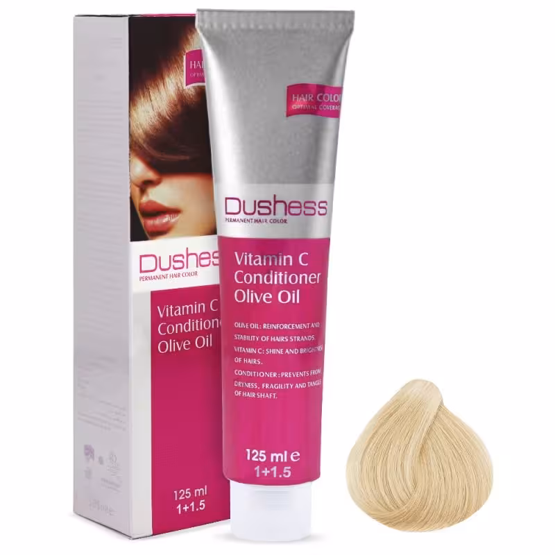 رنگ مو دوشس سری طبیعی شماره 11.0 حجم 125 میلی لیتر رنگ بلوند خیلی خیلی روشن