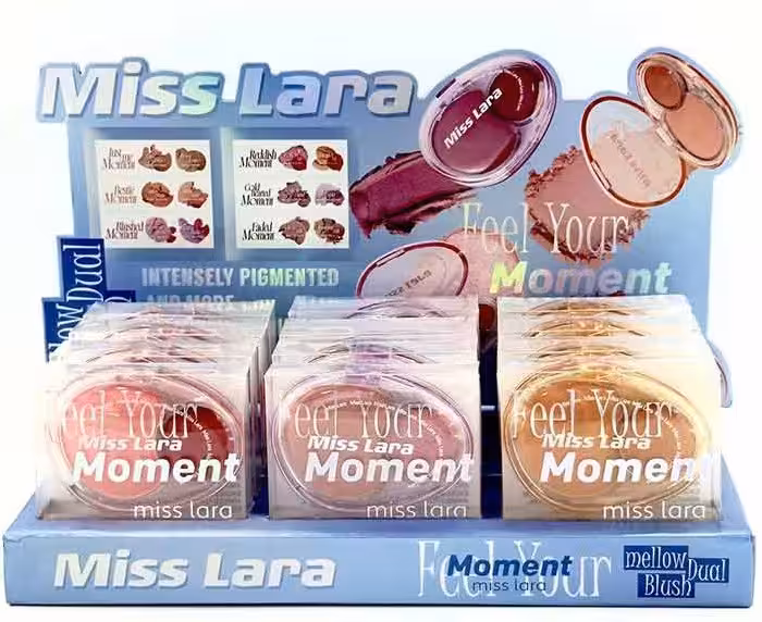 پالت رژگونه دو رنگ میس لارا