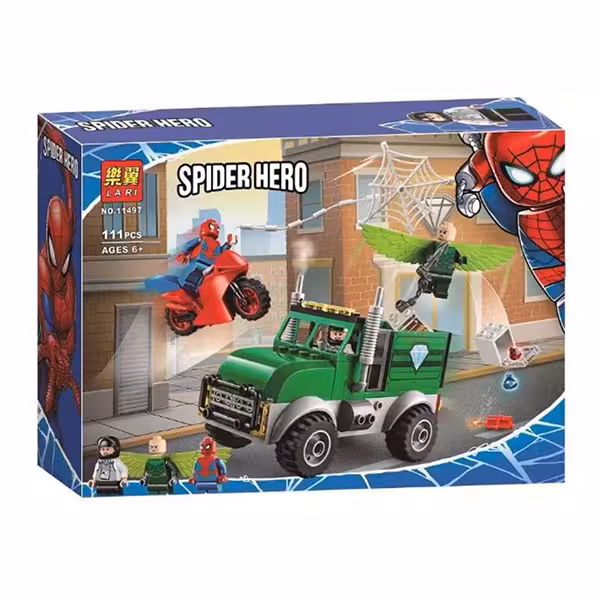 لگو موتور اسپایدرمن و وولچر