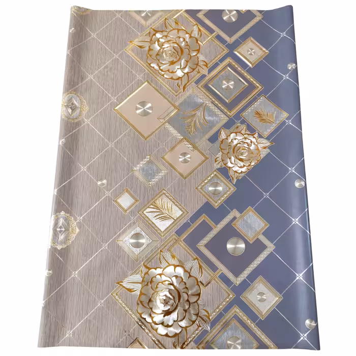 سفره لایت درجه یک پشت نخی طلاکوب عرض 140