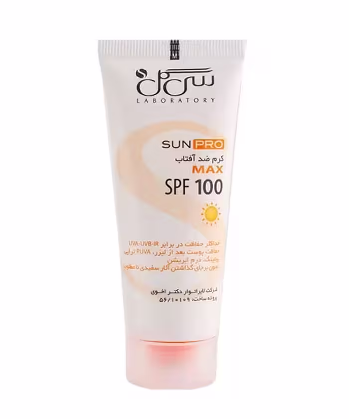 کرم ضد آفتاب بی رنگ SPF100 سی گل مدل MAX حجم 40 میلی لیتر