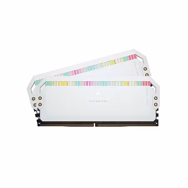 رم کورسیر DOMINATOR RGB White 32GB (2*16GB) DUAL 5200MHz DDR5