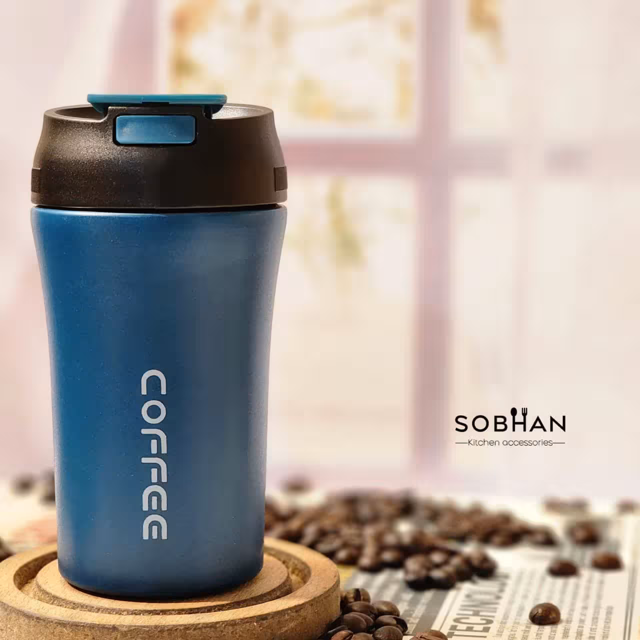 تراول ماگ دوسر طرح COFFEE