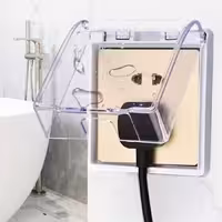 درپوش محافظ پریز برق دستشویی و حمام HS-86 کد295