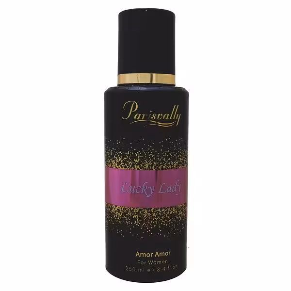 بادی اسپلش زنانه پاریسولی مدل AMOR AMOR حجم 250 ML