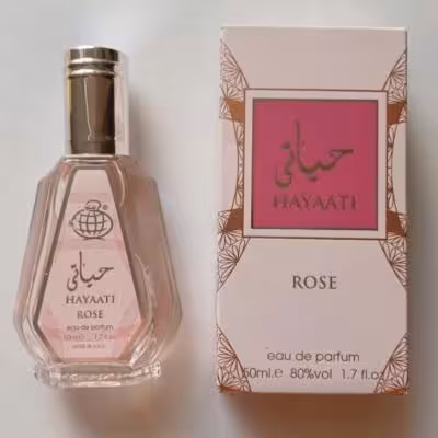 عطر ادکلن زنانه حیاتی رز HAYAATI ROSE