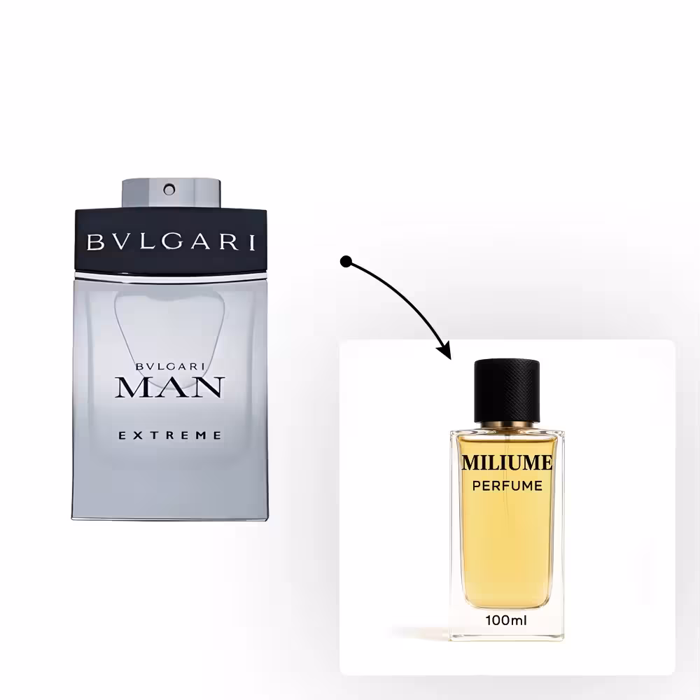 اسانس عطر Bvlgari Man Extreme برند sfa - کد 1962 - بولگاری من اکستریم 100ML - میلیوم پرفیوم