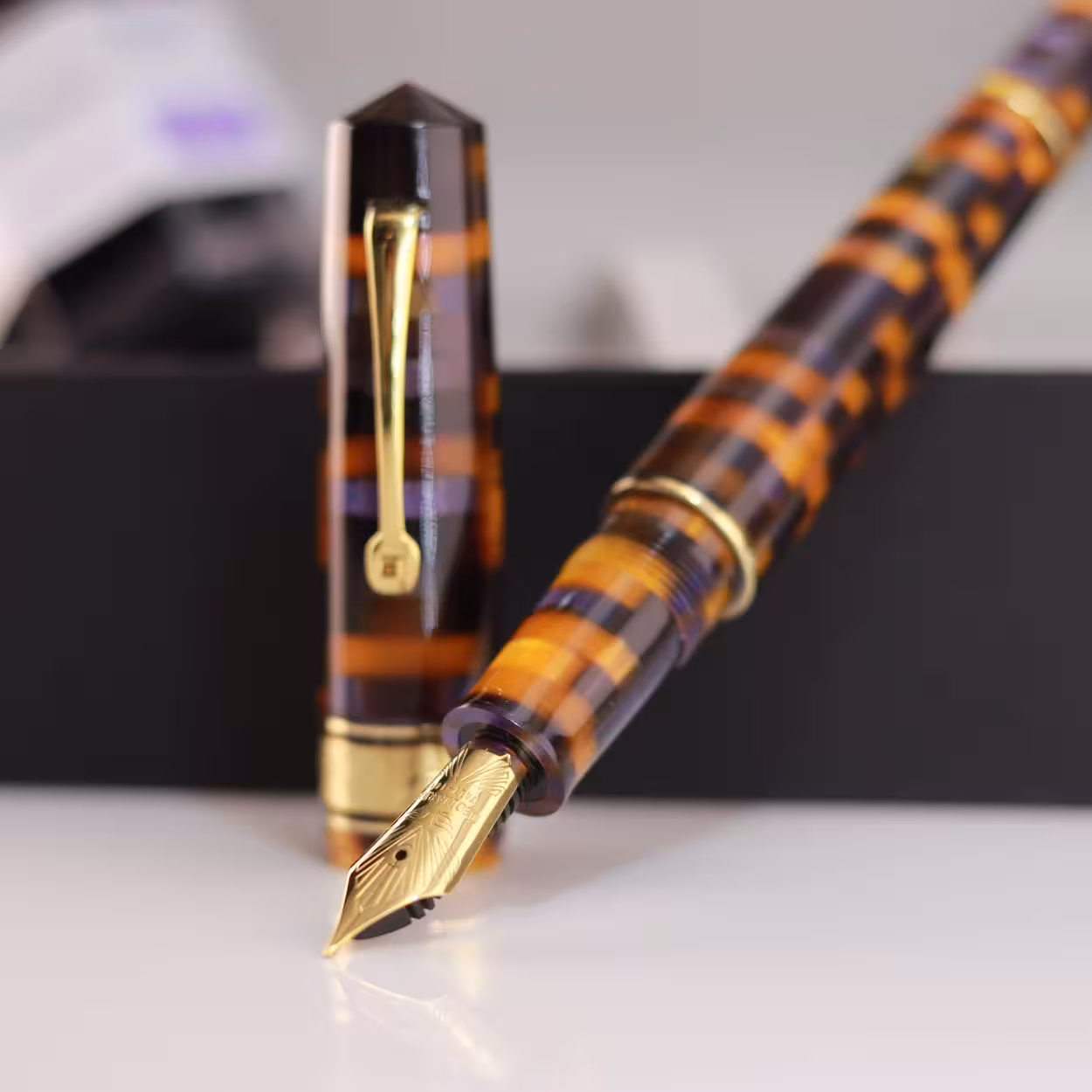 خودنویس لئوناردو ممنتو زیرو گرنده موزاییکو دریای نعمان LEONARDO OFFICINA ITALIANA Momento Zero Grande Mosaico Sea anemone