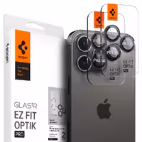 محافظ لنز دوربین اسپیگن مدل EZ Fit Optik Pro برای iPhone 14/15/16 Pro Max / iPhone 14/15/16 Pro بسته 2 تایی