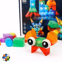 کاشی مگنتی 64 قطعه چراغ دار