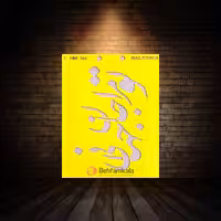 شابلون استنسیل ابعاد 25*20 کد HNE 235